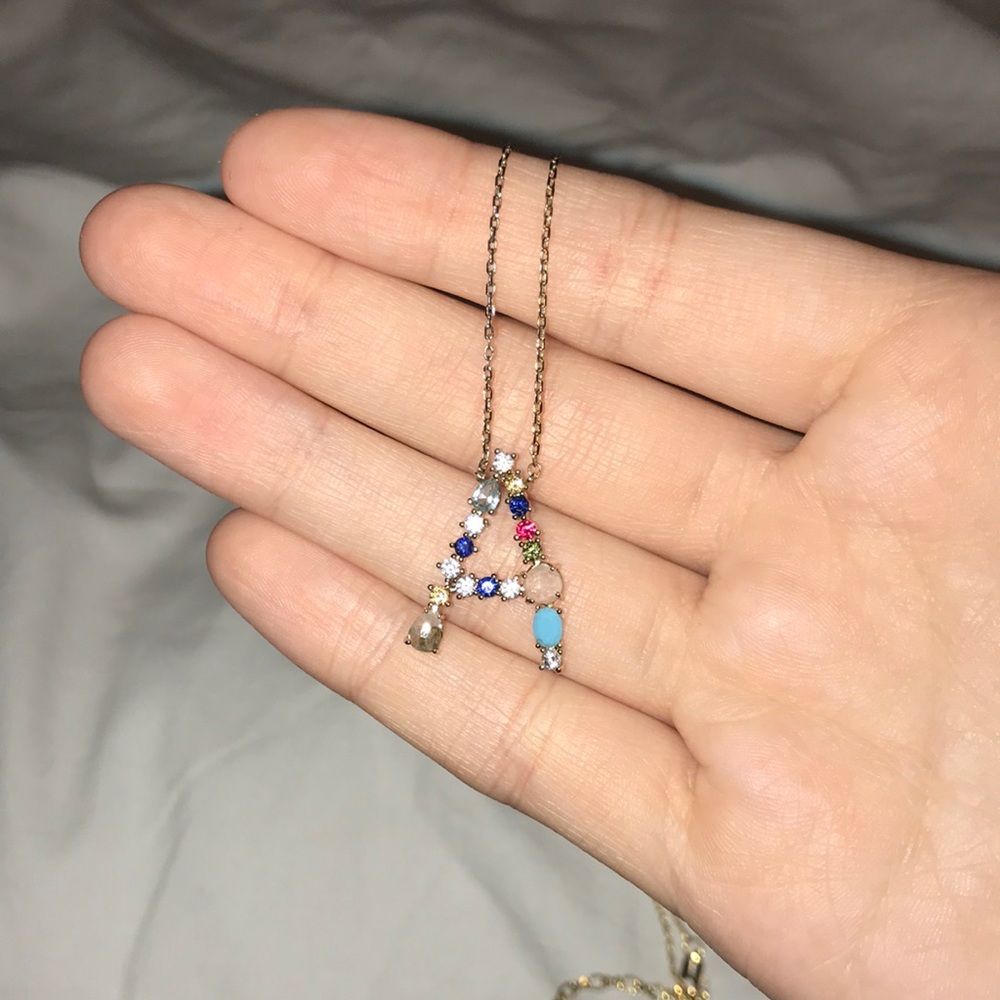 Anthropology “A” necklace